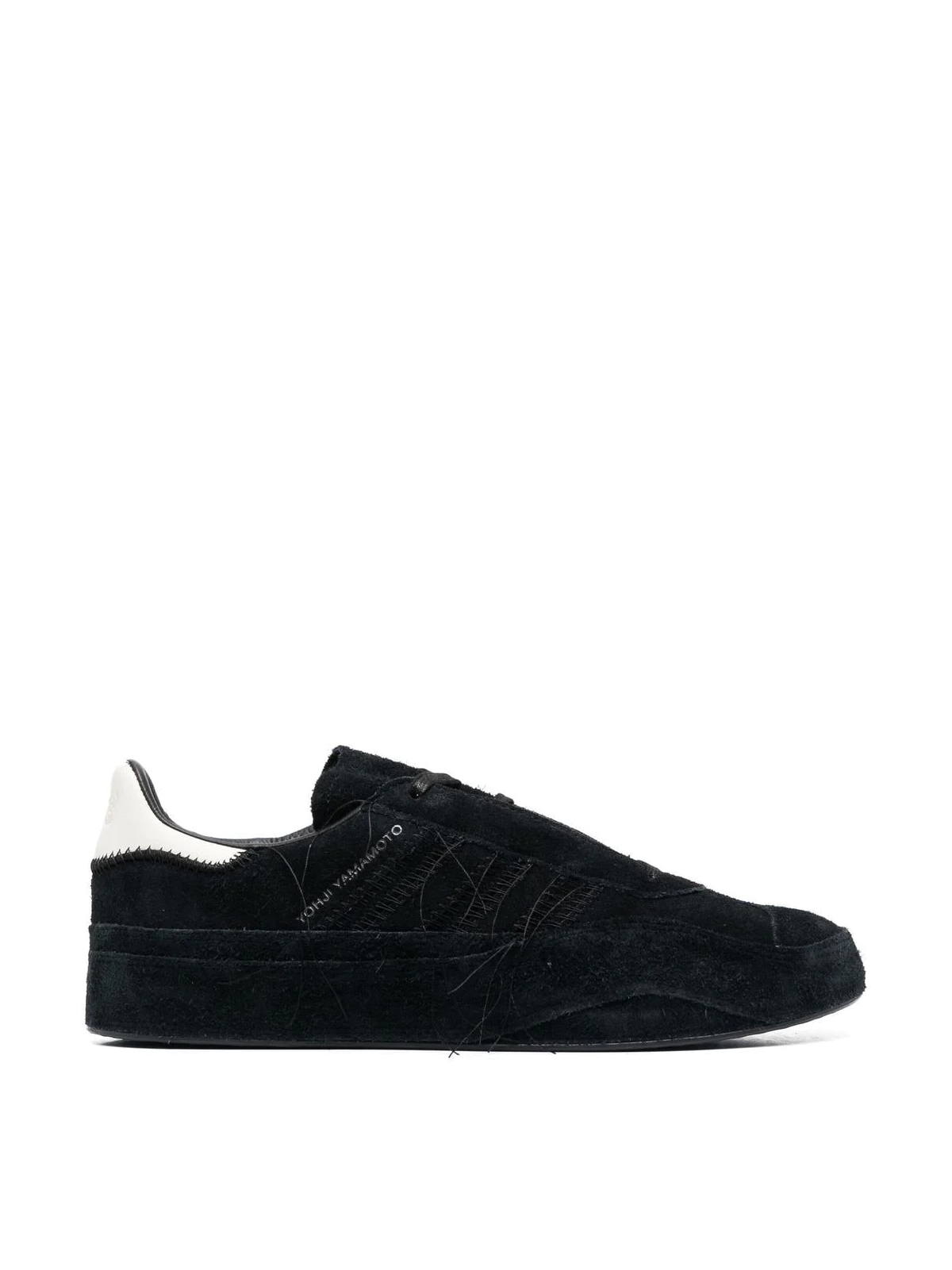 Y-3 Black Gazelle Loose Thread Sneakers