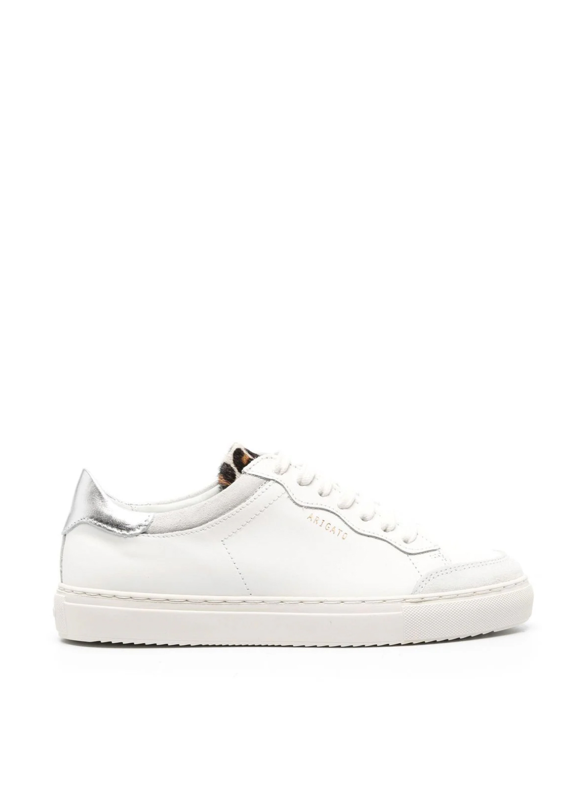 Axel Arigato White and Silver Clean 180 Sneakers