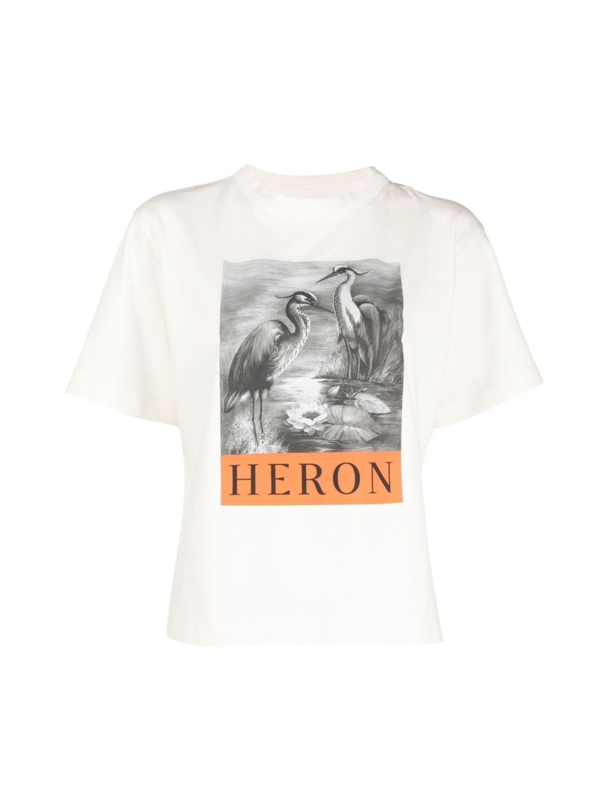 Heron Preston White Nf Heron Bw Logo T Shirt