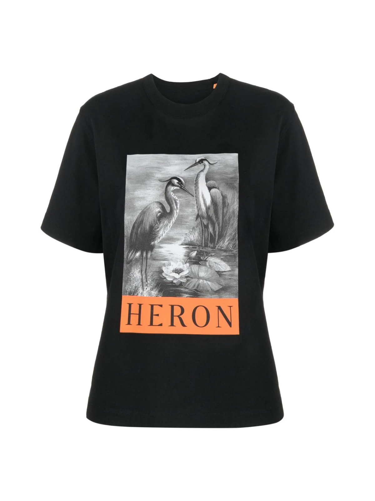 Heron Preston Black Nf Heron Bw Logo T Shirt