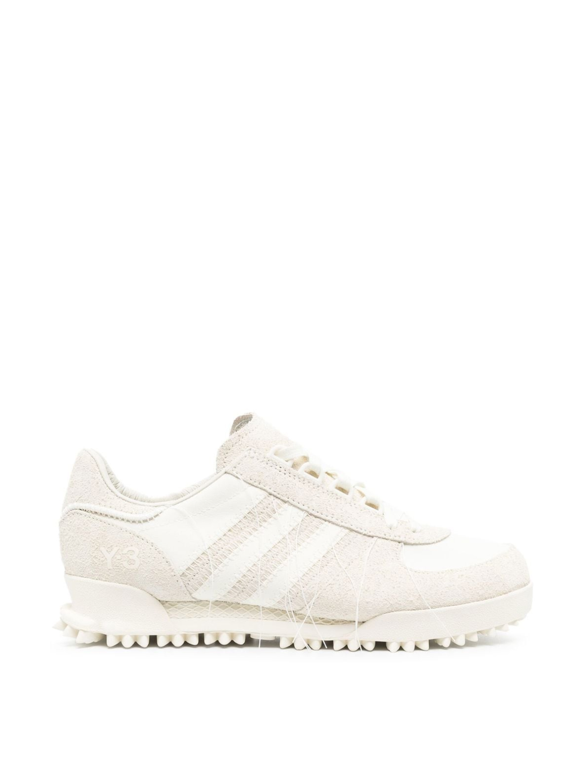 Y-3 White Marathon Trail Loose Thread Sneakers