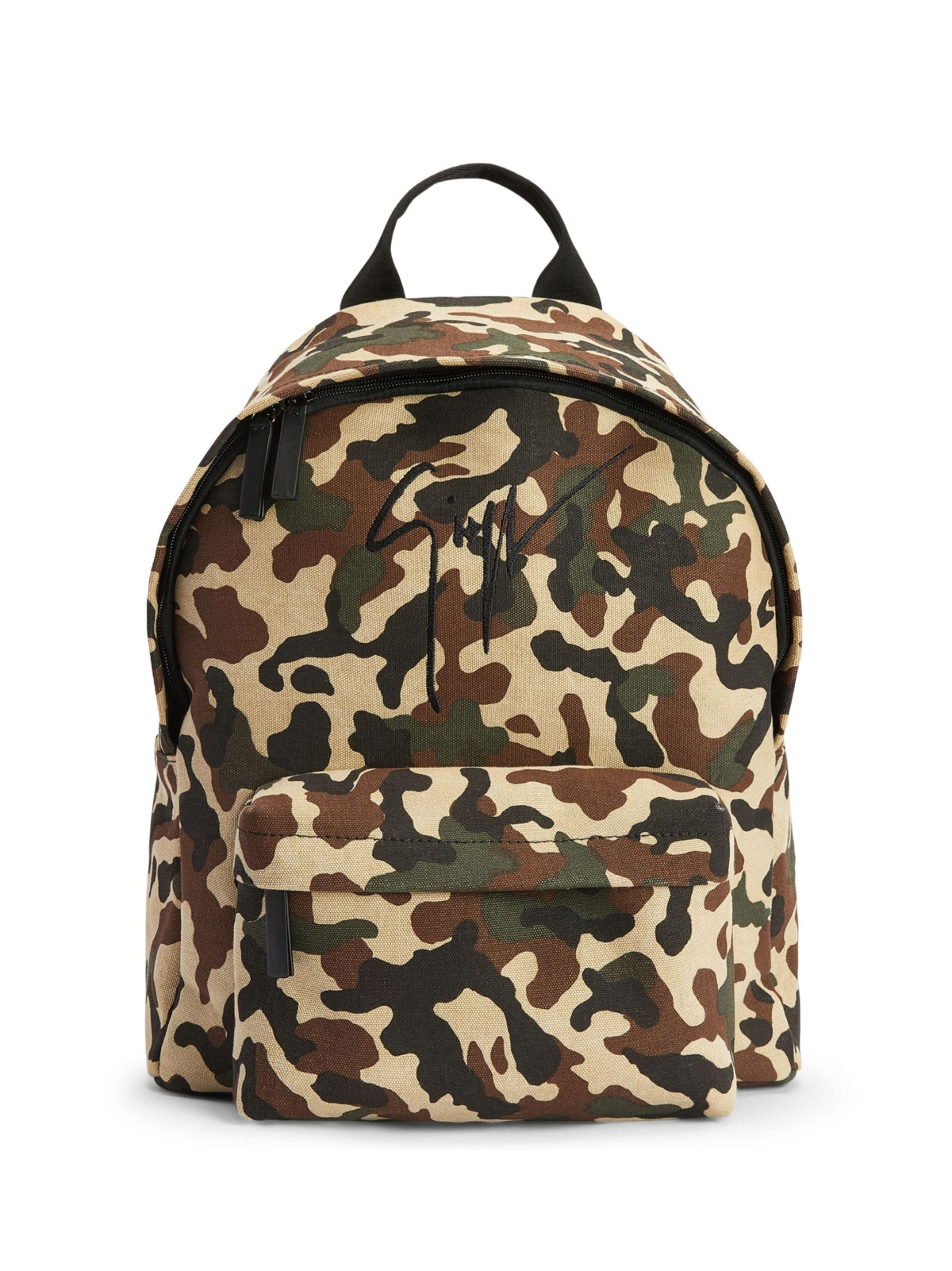 GIUSEPPE ZANOTTI Multicolor Bud Camouflage Logo Backpack