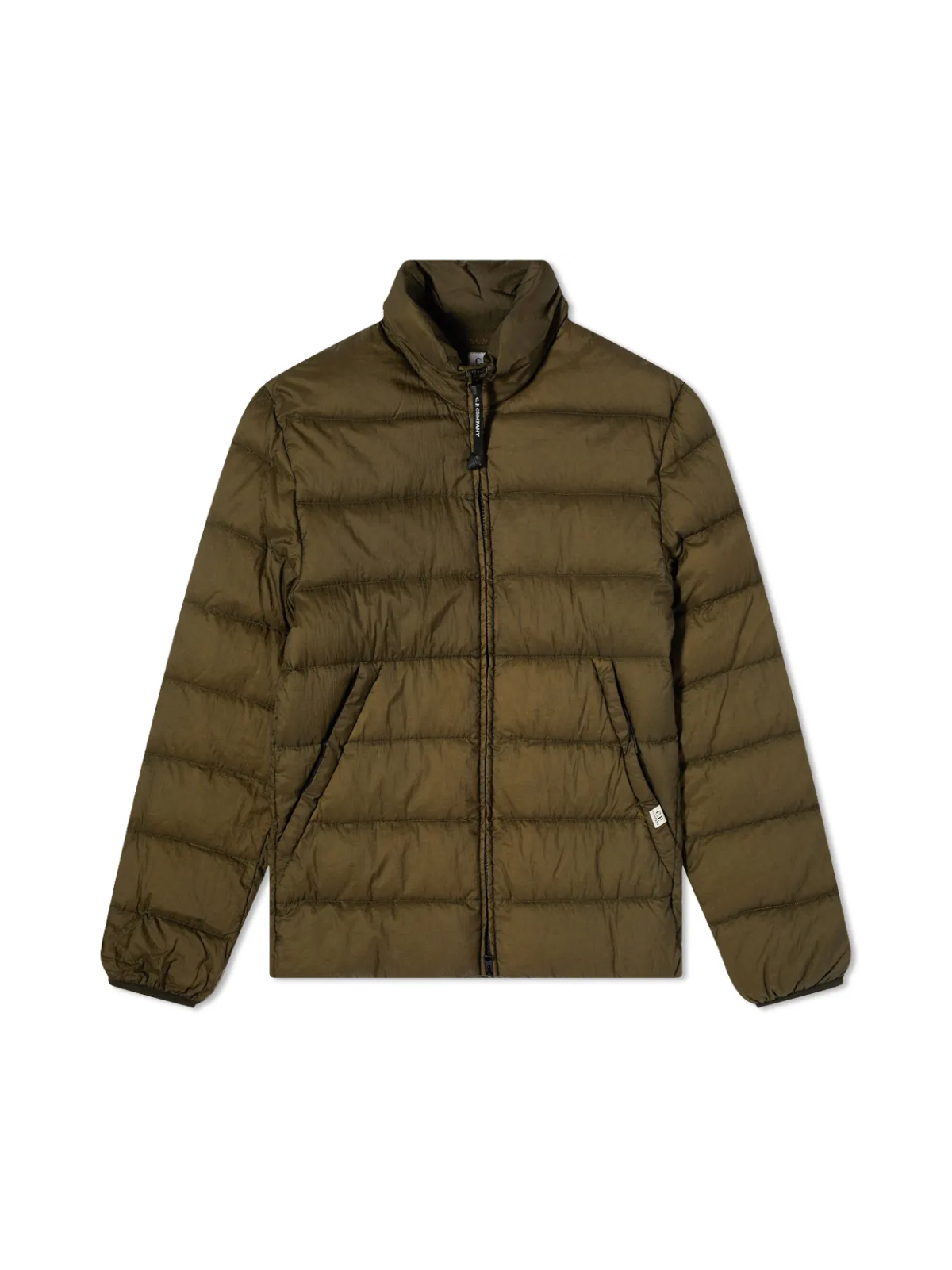 C.P. Company Ivy Green Stand Collar Down Jacket