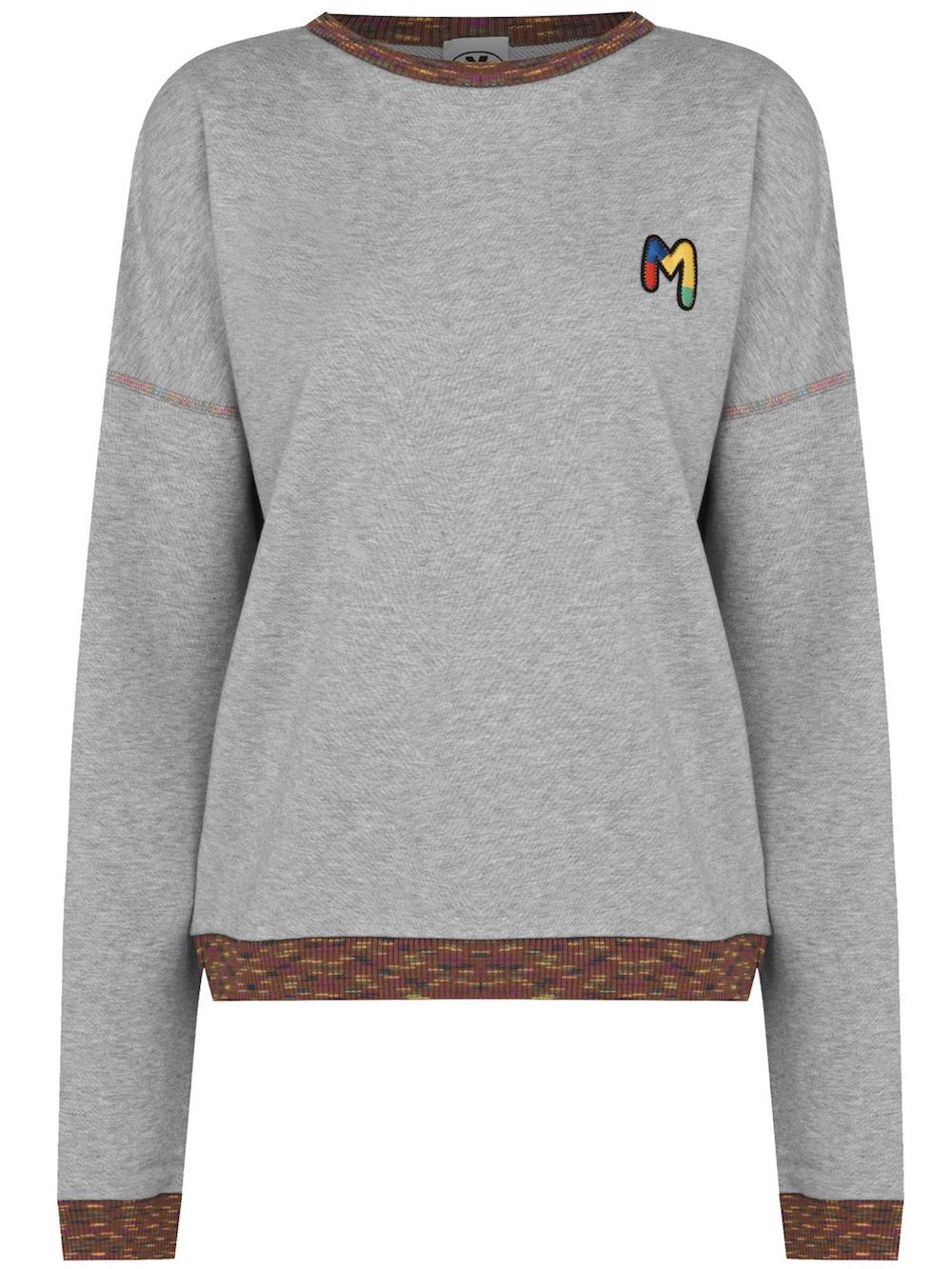 Missoni  Grey M Missoni Logo Sweatshirt