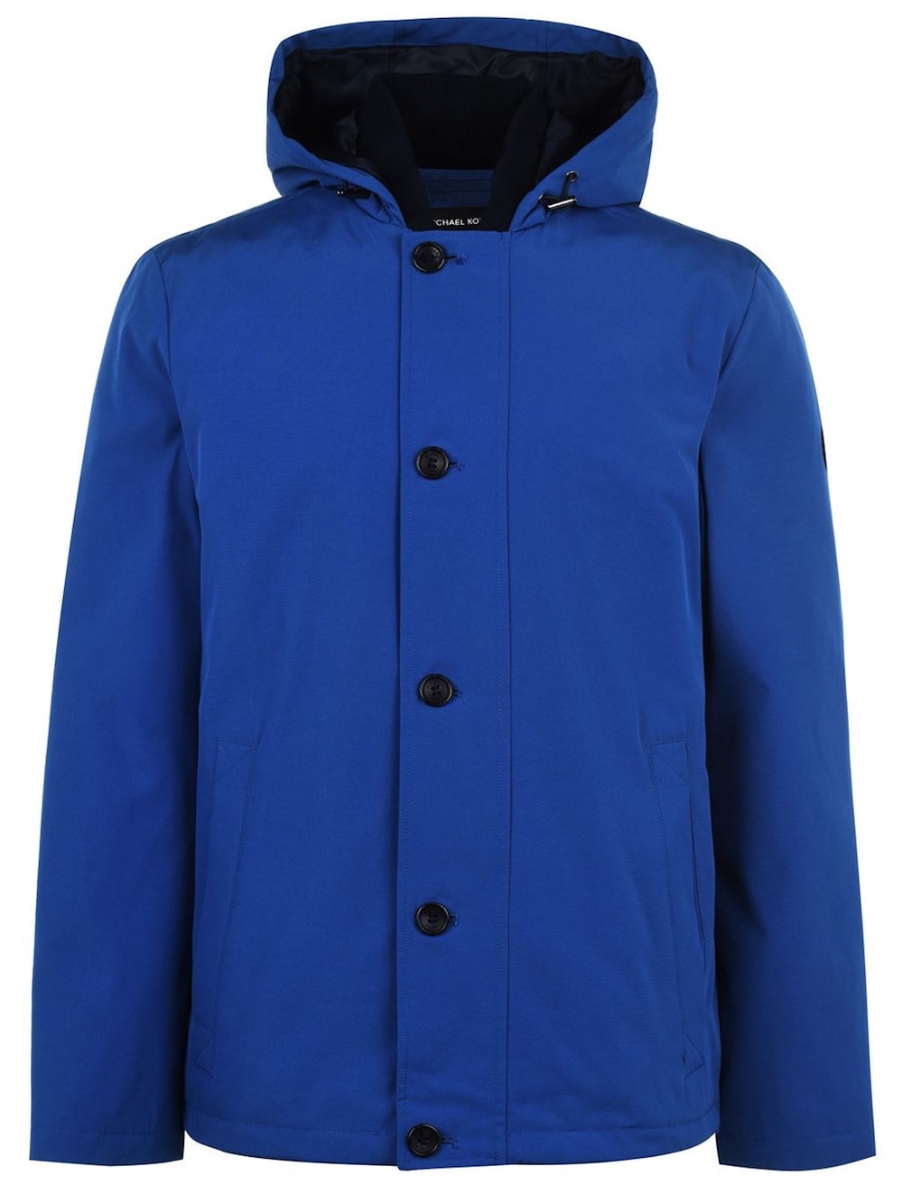 Michael Kors Blue Logo Hooded Jacket