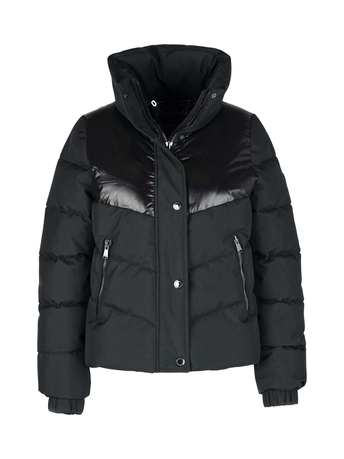 Barbour Black Platinum Titanium Quilted Jacket