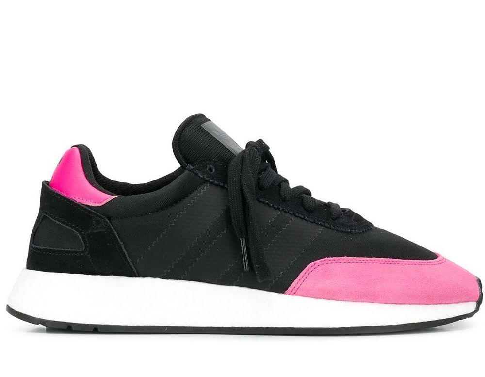 Adidas Core Black and Shock Pink I 5923 Sneakers