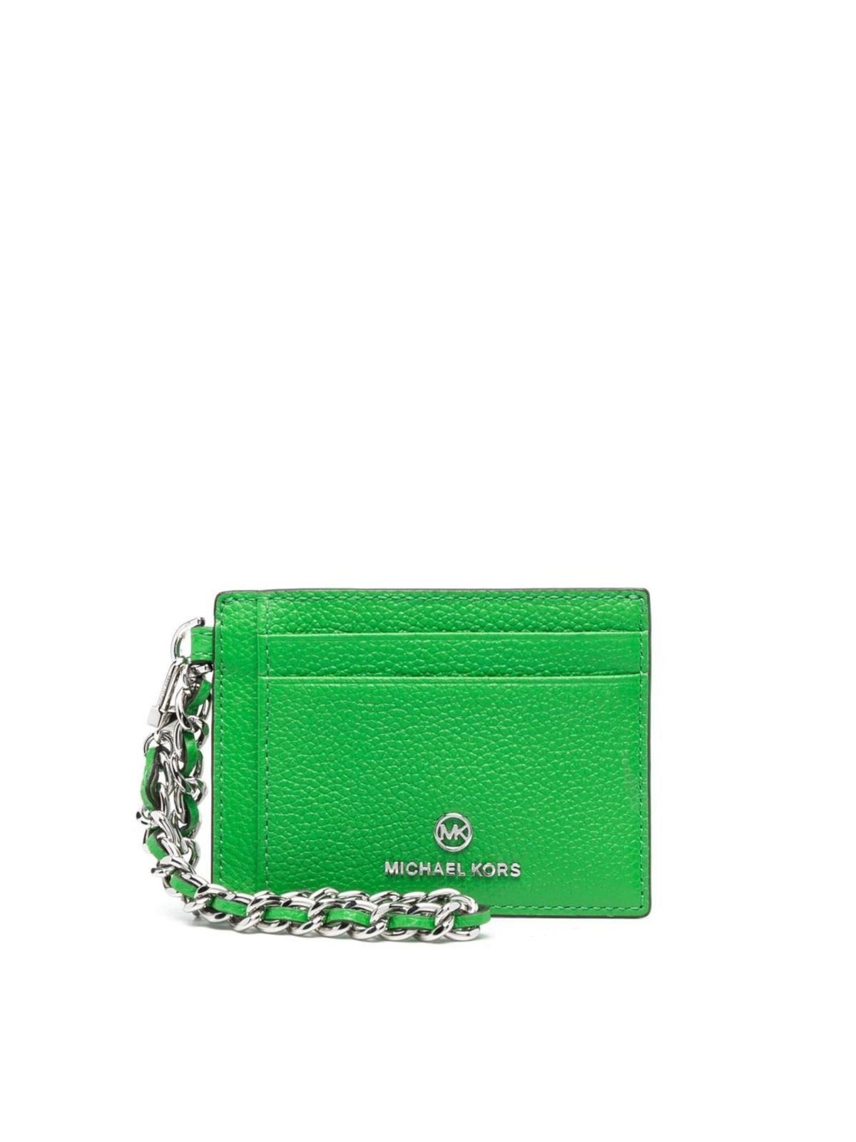 Michael Kors Green Jet Set Charm Logo Card Holder