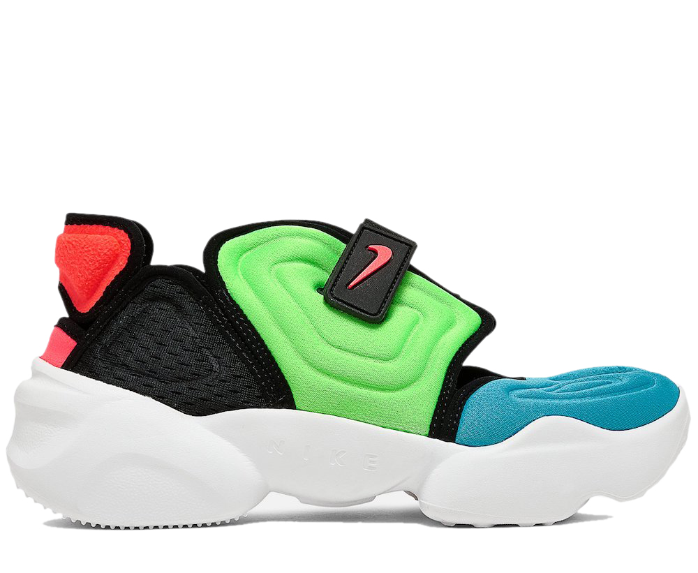 Nike Blue Fury and Black Green Strike Aqua Rift Sneakers