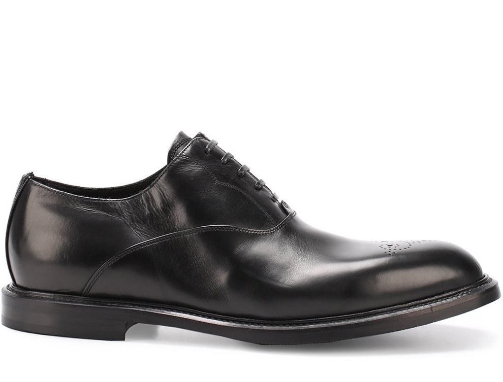 Dolce & Gabbana Marsala Lace Up Oxfords Shoes