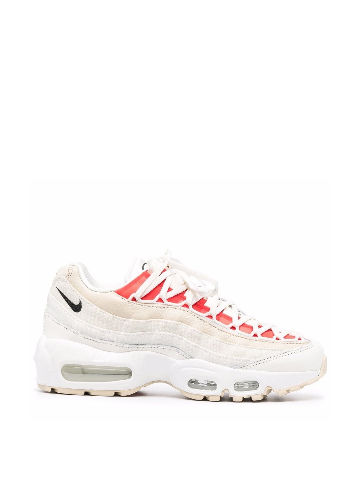 Nike Sail and Chile Red Air Max 95 Sneakers