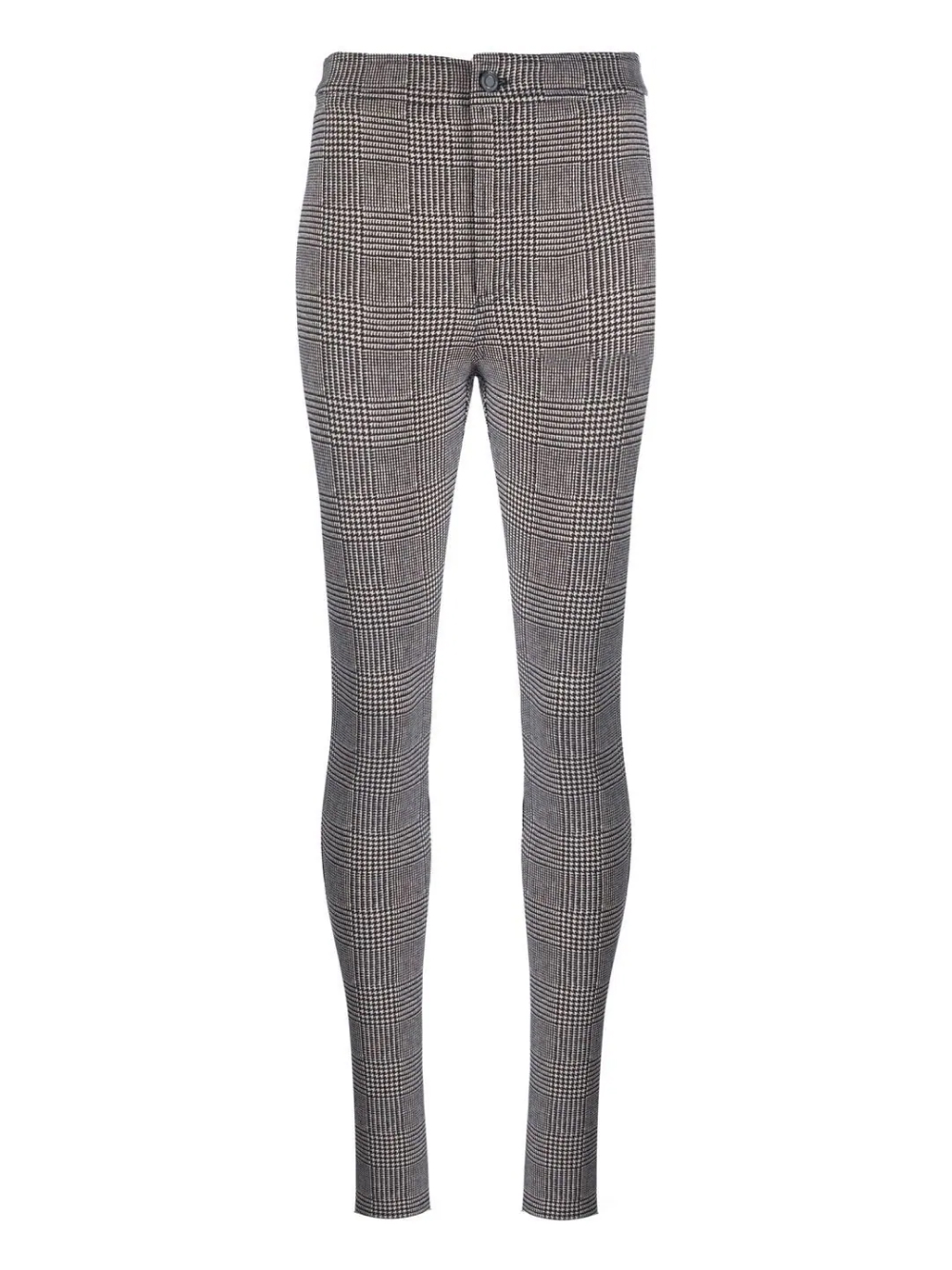 Saint Laurent Multicolor Check Patterned Skinny Trousers