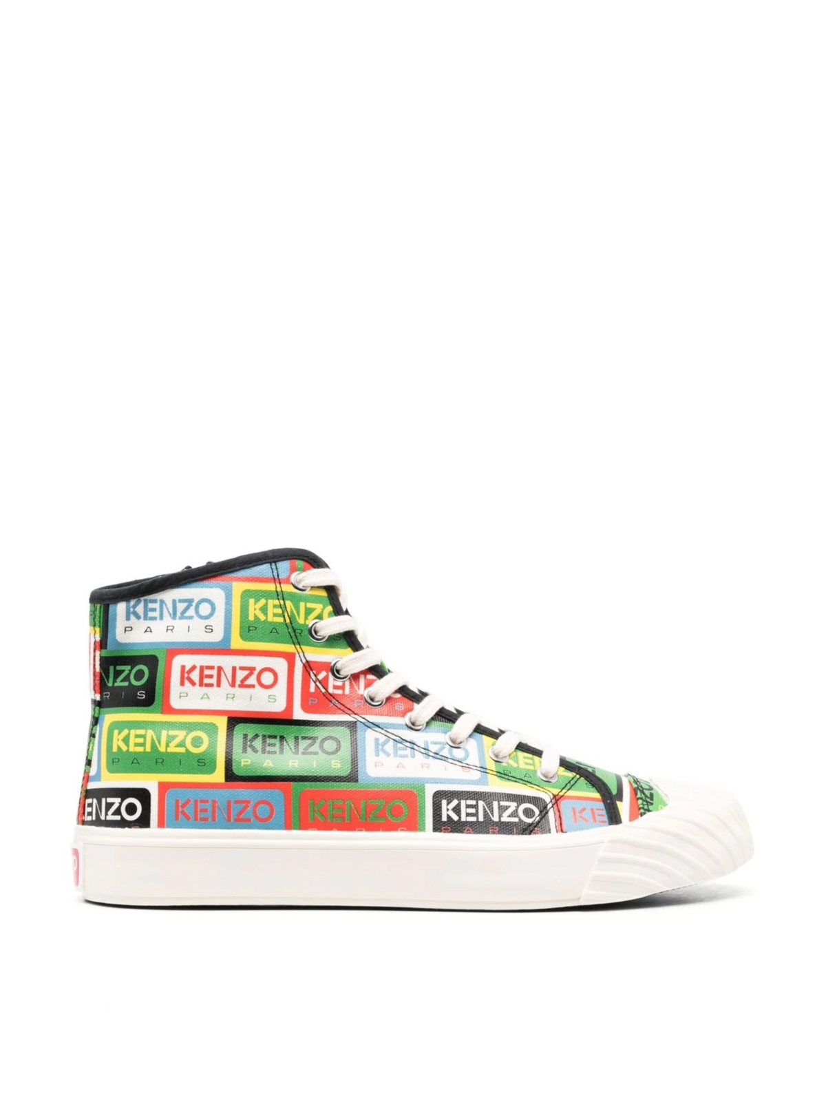 Kenzo  School Logo High Top Sneakers