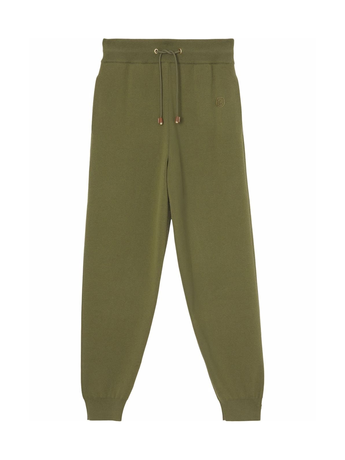 Burberry  Extra Small Dark Fern Green Josee Cashmere Blend Joggers Sweatpants