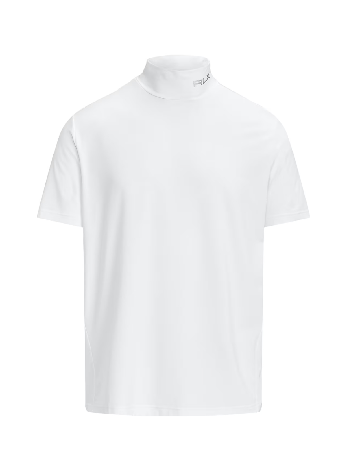 Polo Ralph Lauren White RLX Golf Mock Neck Logo T Shirt