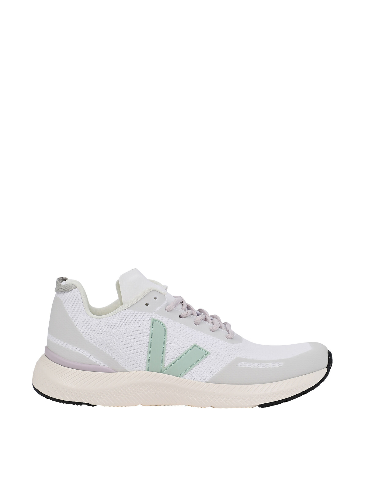 Veja Eggshell and Matcha Impala Engineered Mesh Sneakers