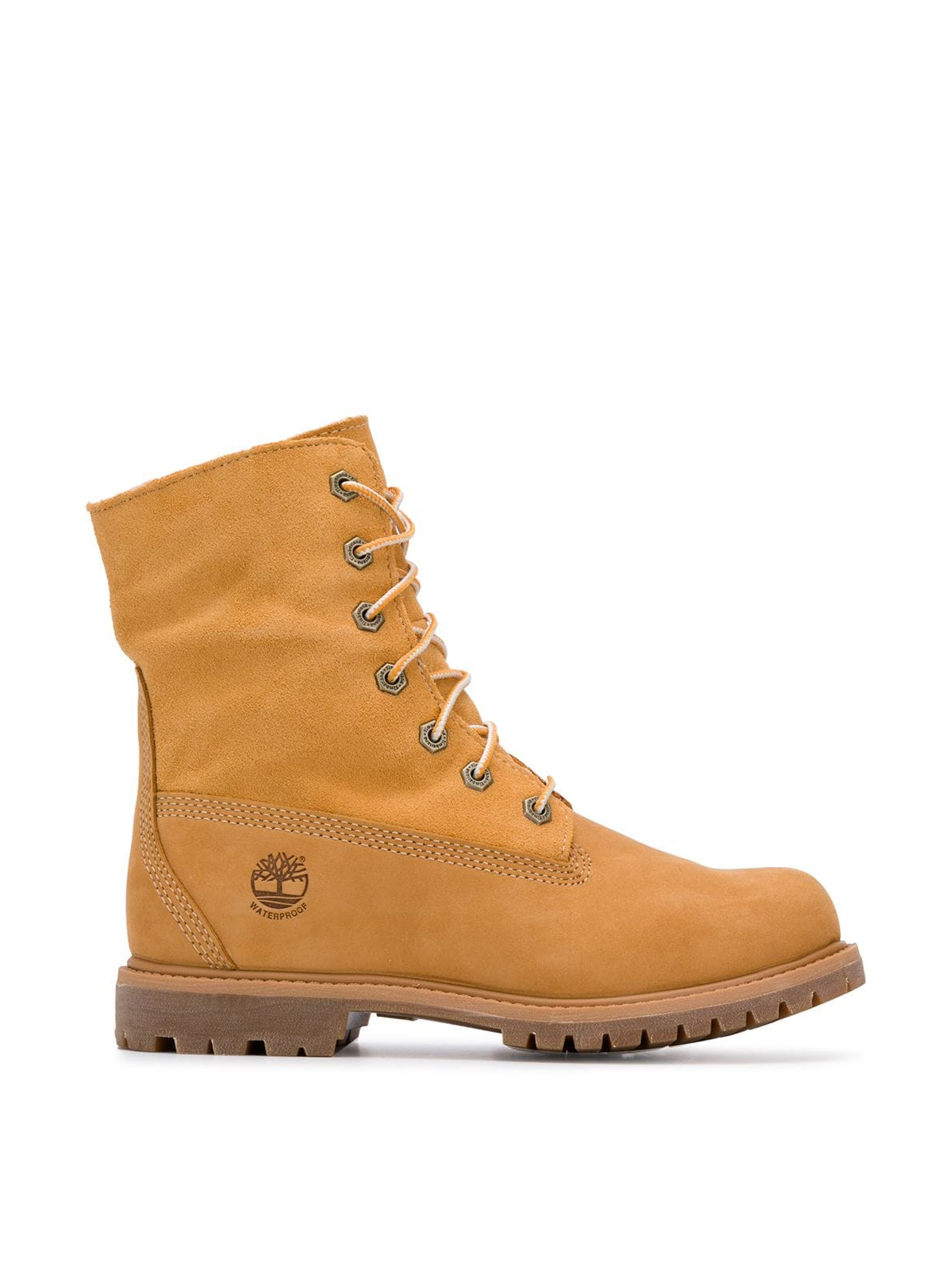 Timberland Size 37 Wheat Authentic Teddy Fleece Fold Down Boots