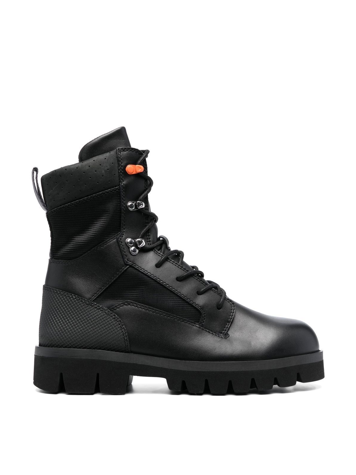 Heron Preston Black Military Combat Boots