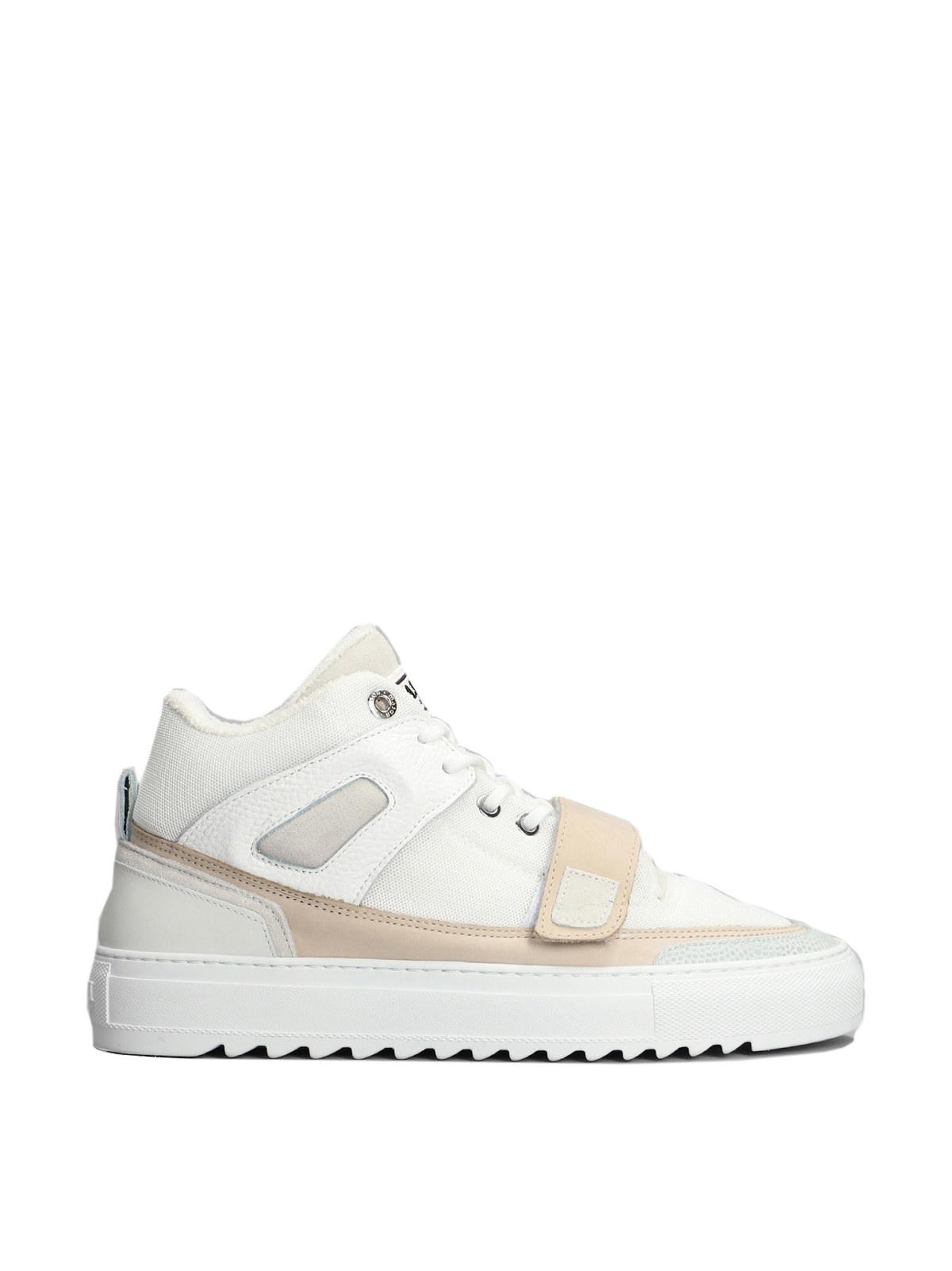 MASON GARMENTS White Florence Mid Sneakers