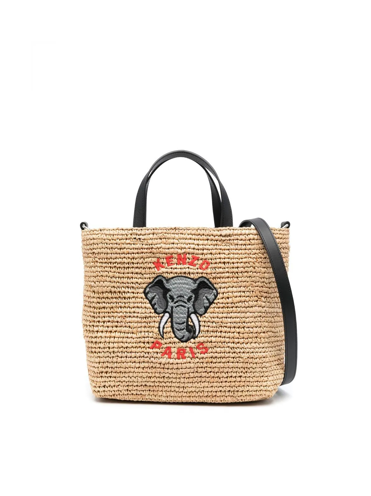 Kenzo  Elephant Embroidered Logo Tote Bag