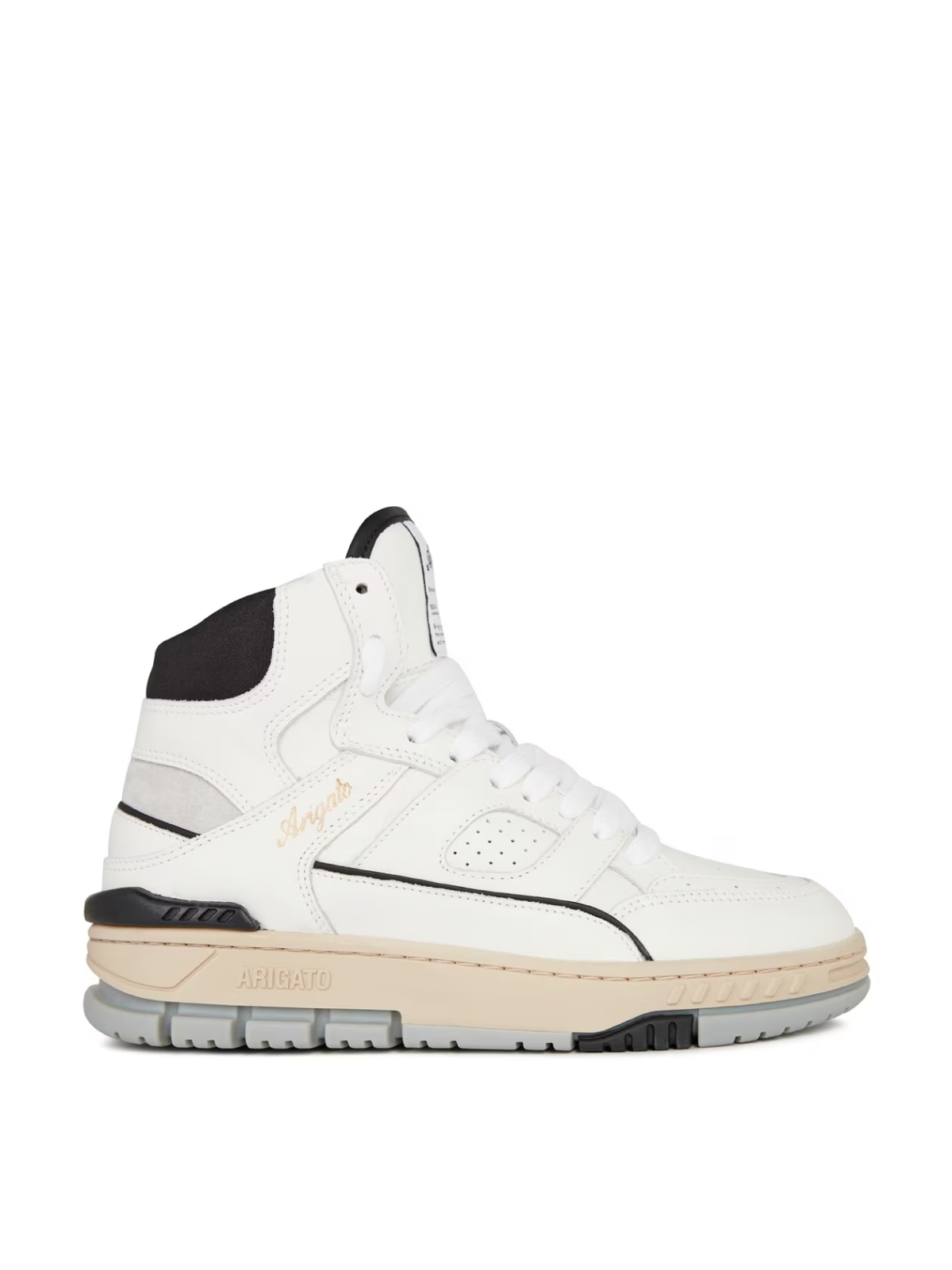 Axel Arigato White and Black Area Hi Sneakers 