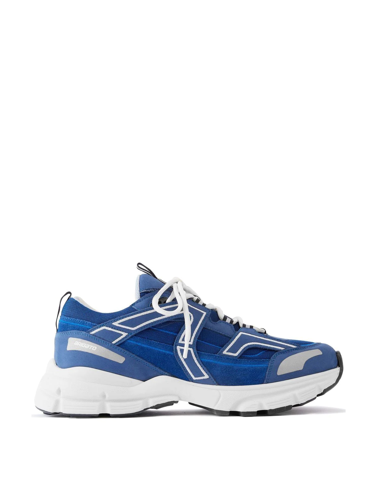 Axel Arigato Blue and Grey Marathon R Trail 50/50 Model Sneakers