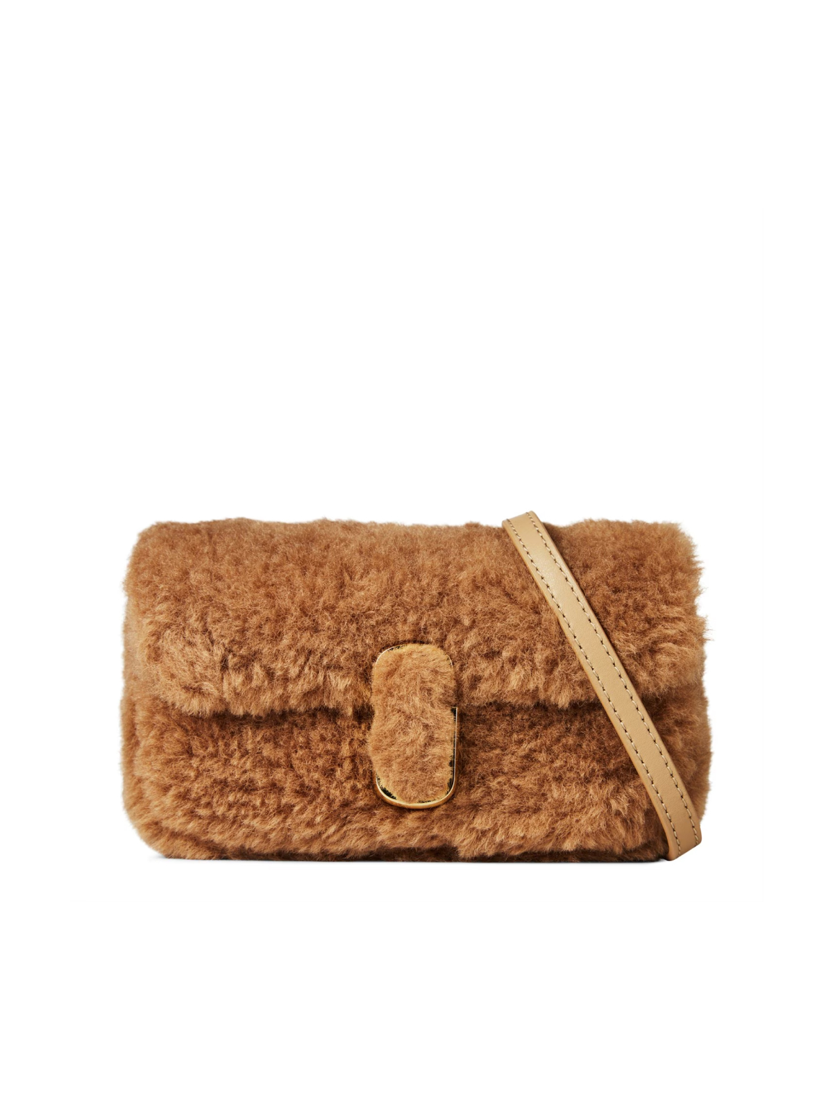 Marc Jacobs Camel The Teddy Shoulder Bag