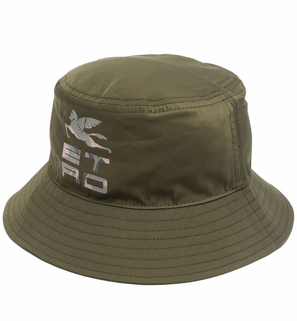 Etro  Pegasus Logo Bucket Hat