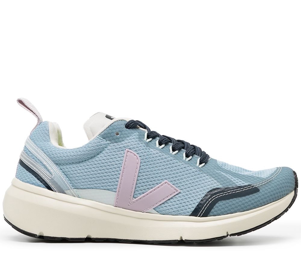 Veja Steel and Parme Condor 2 Alveomesh Sneakers