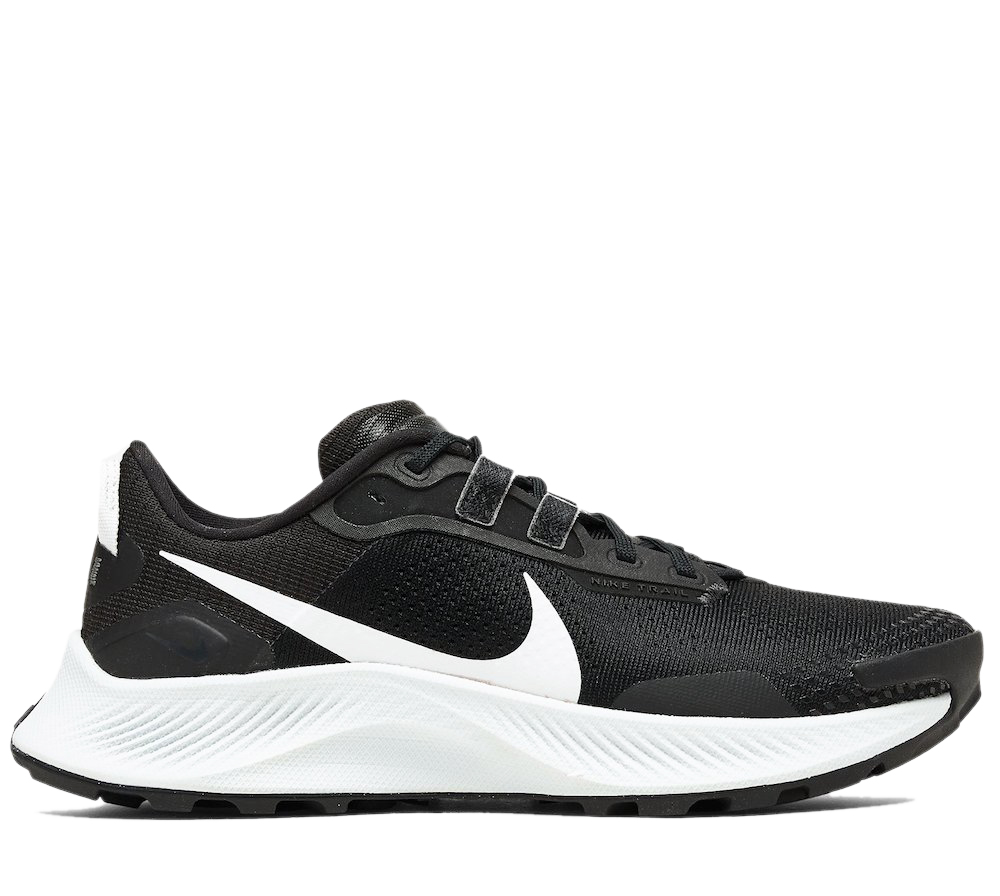 Nike Size 36 Black and Pure Platinum Pegasus Trail 3 Sneakers