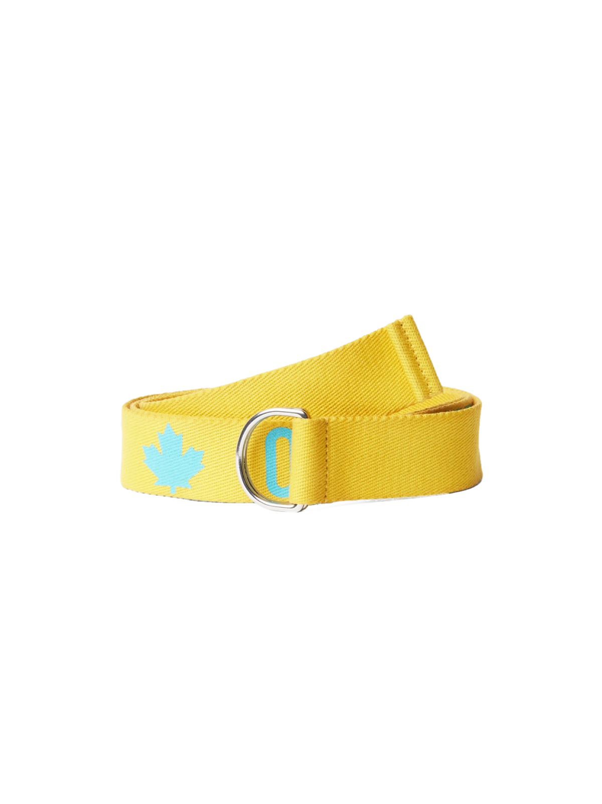 Dsquared2 Turmeric One Life One Planet Logo Tape Belt