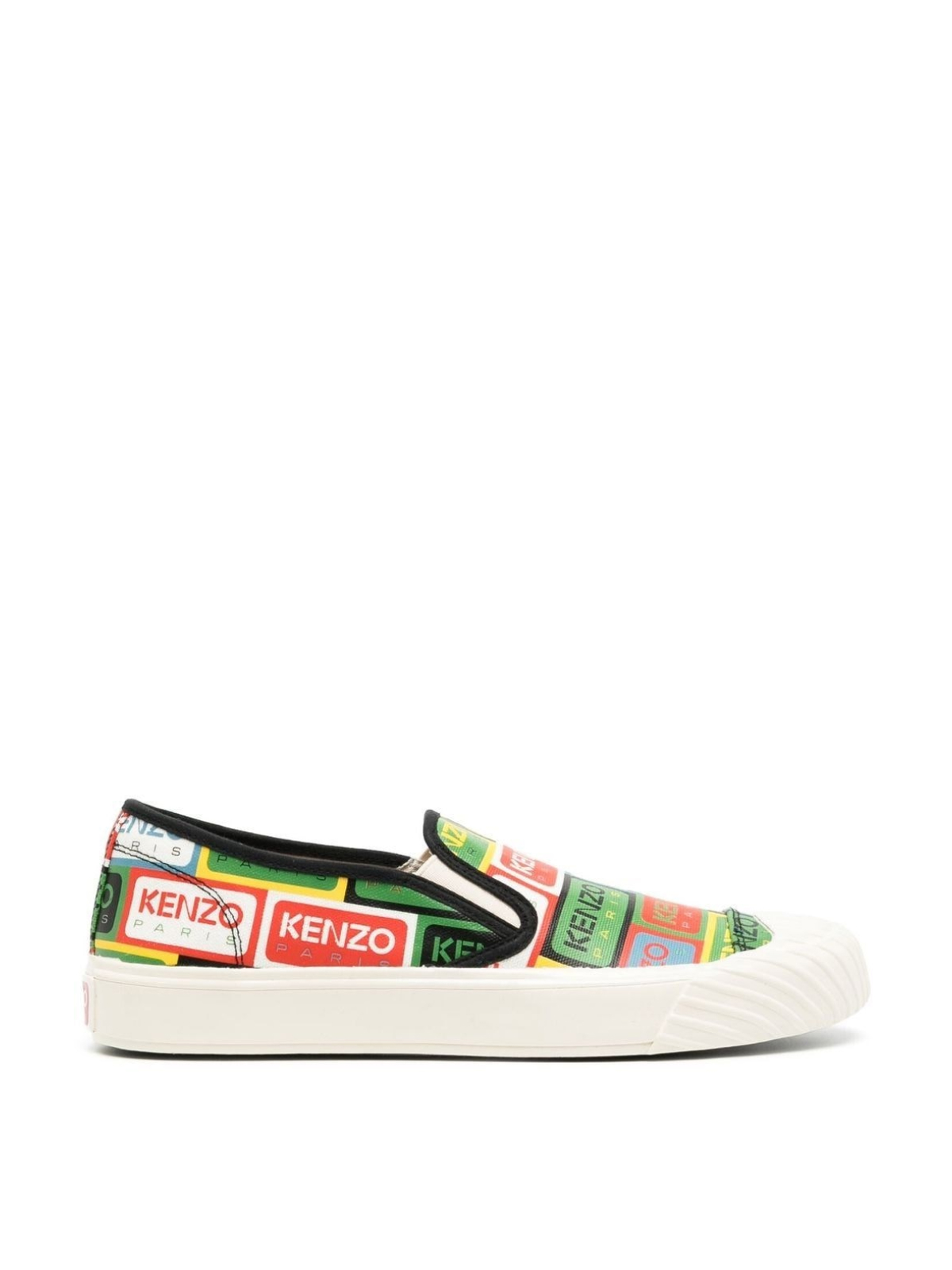 Kenzo  School Logo Slip On Sneakers