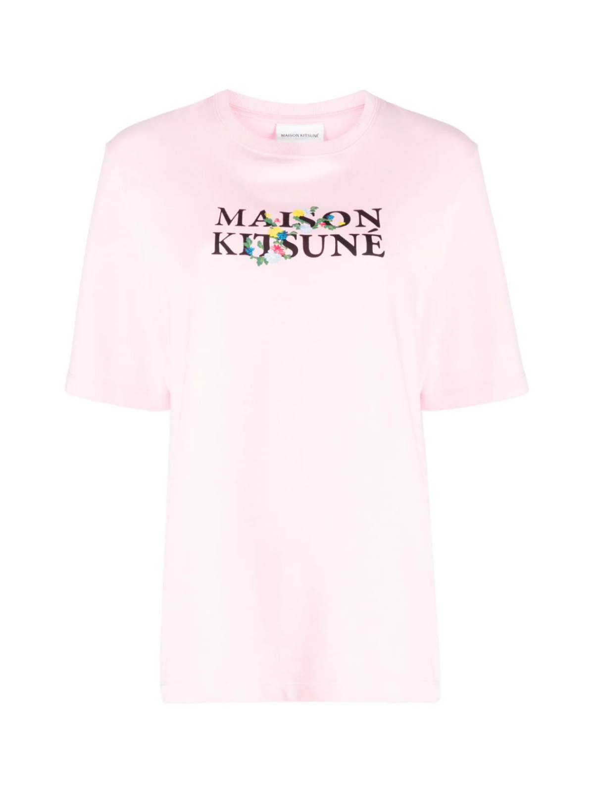 Maison Kitsune Flowers Print Classic Logo T Shirt