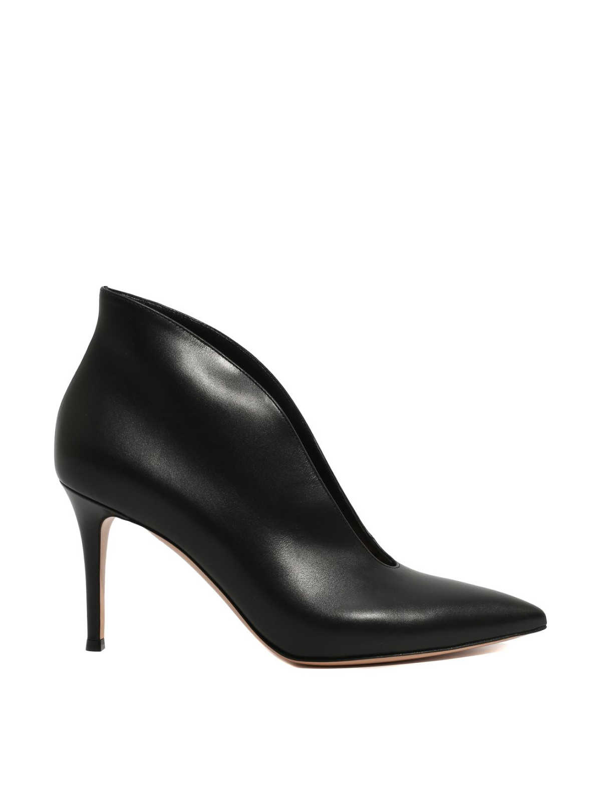 GIANVITO ROSSI Black Vania 85 Ankle Boots