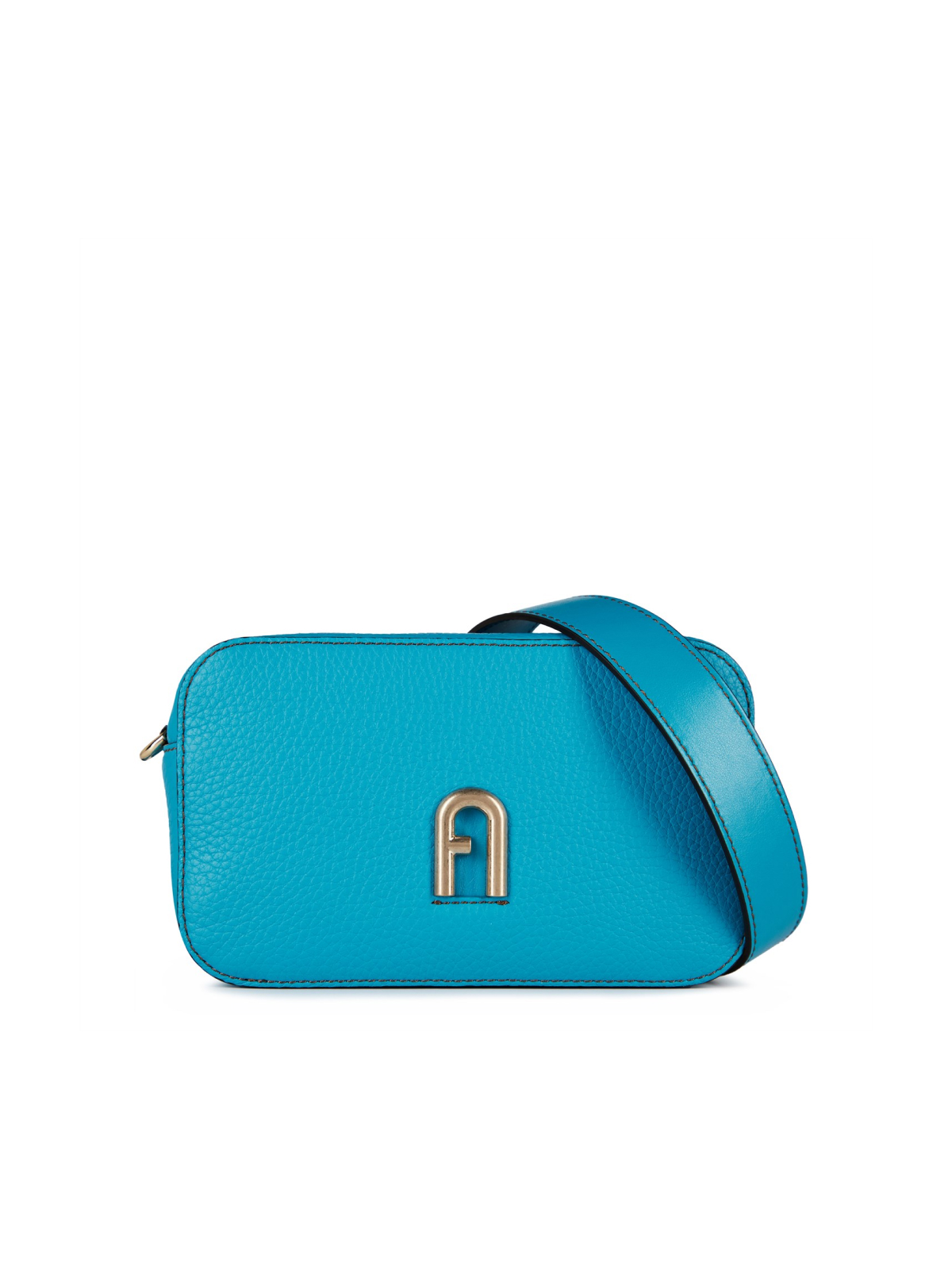 Furla Blue Primula Logo Crossbody Bag