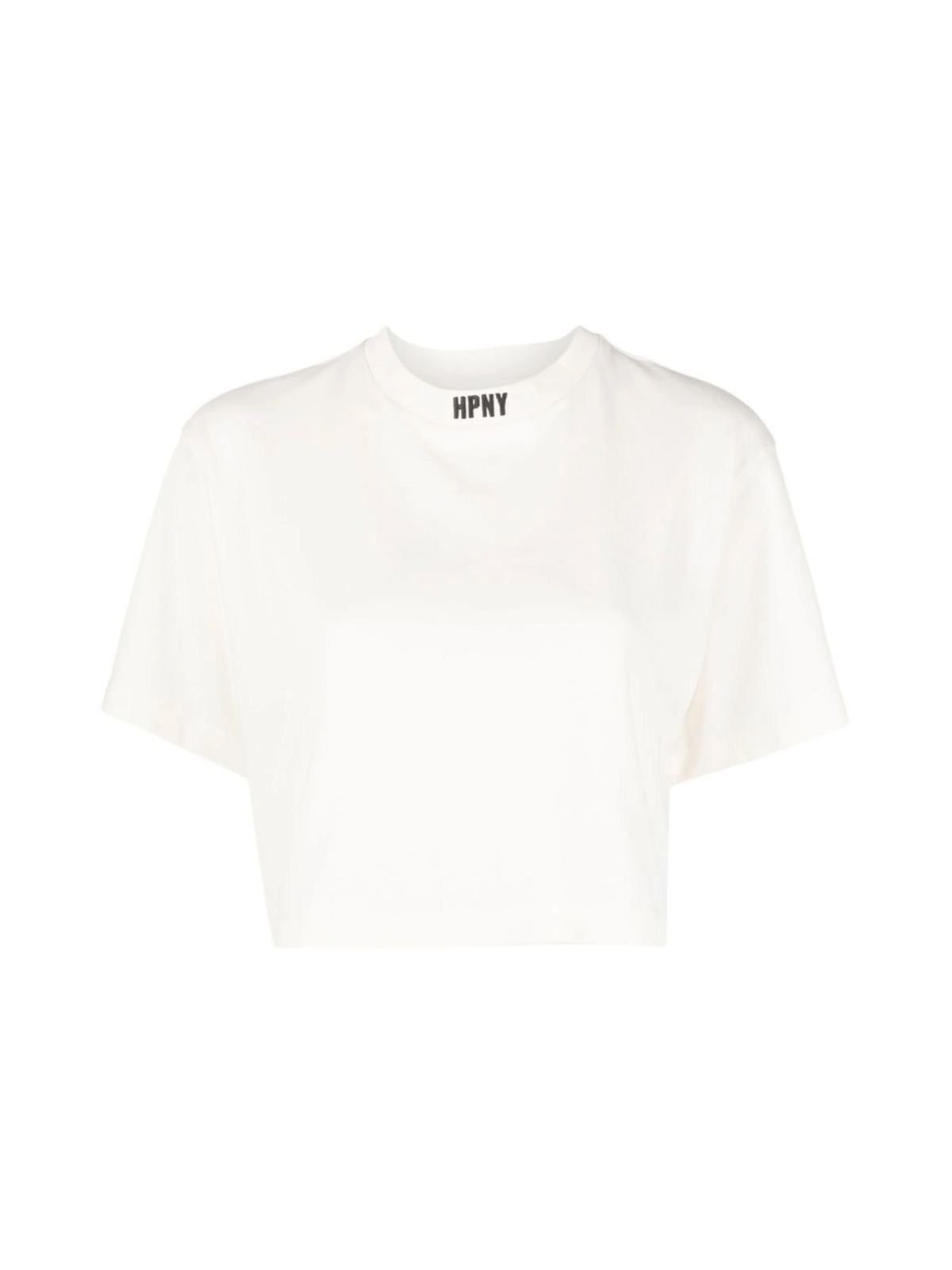 Heron Preston White Hpny Logo Cropped T Shirt