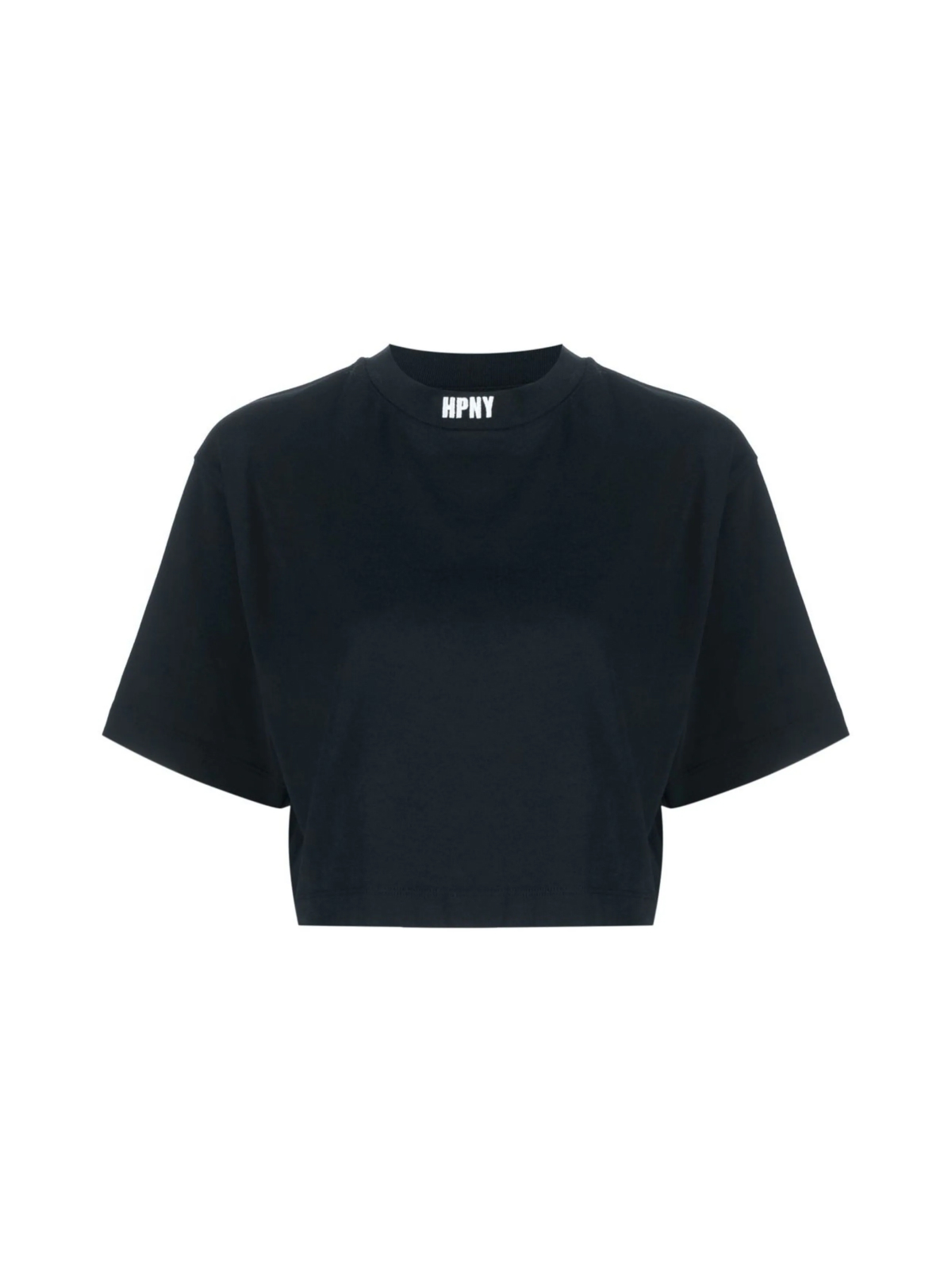 Heron Preston Black Hpny Logo Cropped T Shirt