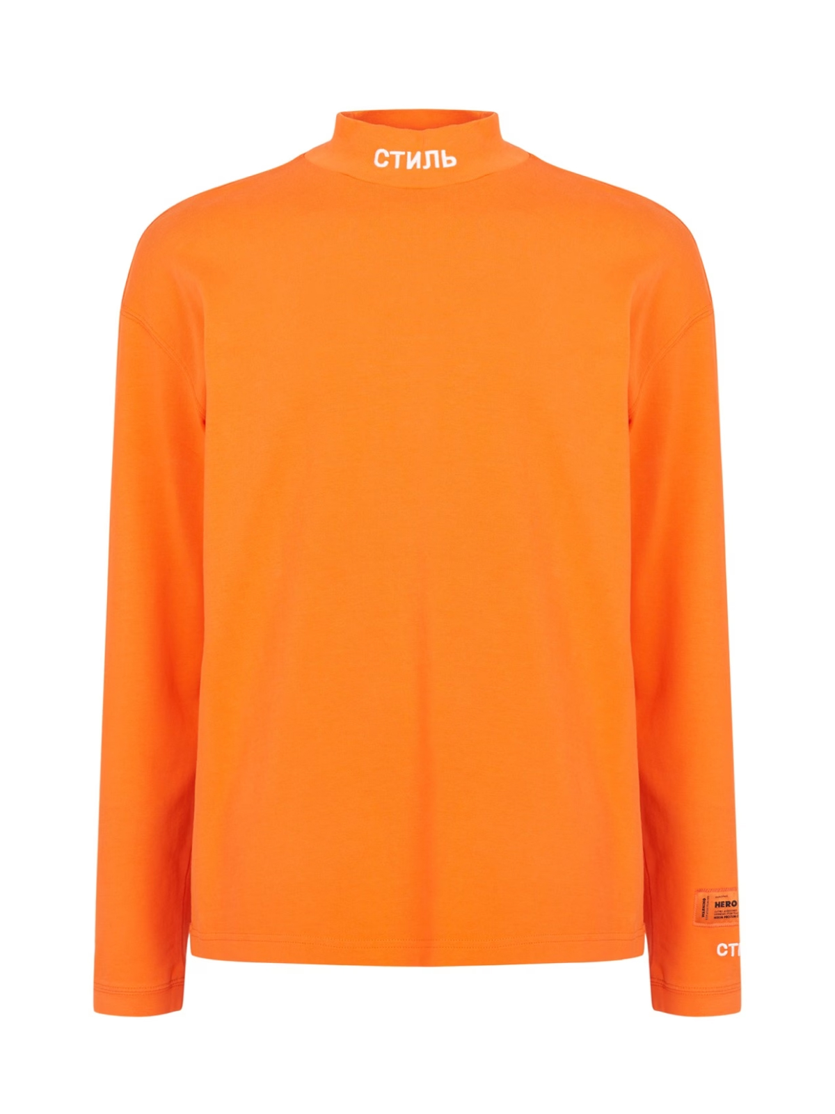 Heron Preston Ctnmb Logo Turtleneck Sweatshirt