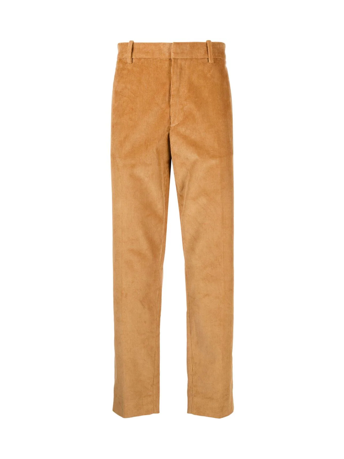 MONCLER Brown Logo Patch Corduroy Pants