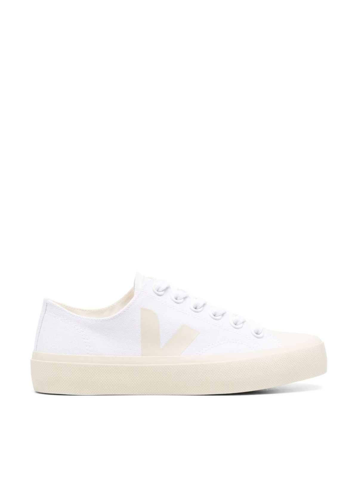 Veja White and Pierre Wata Ii Canvas Low Top Sneakers