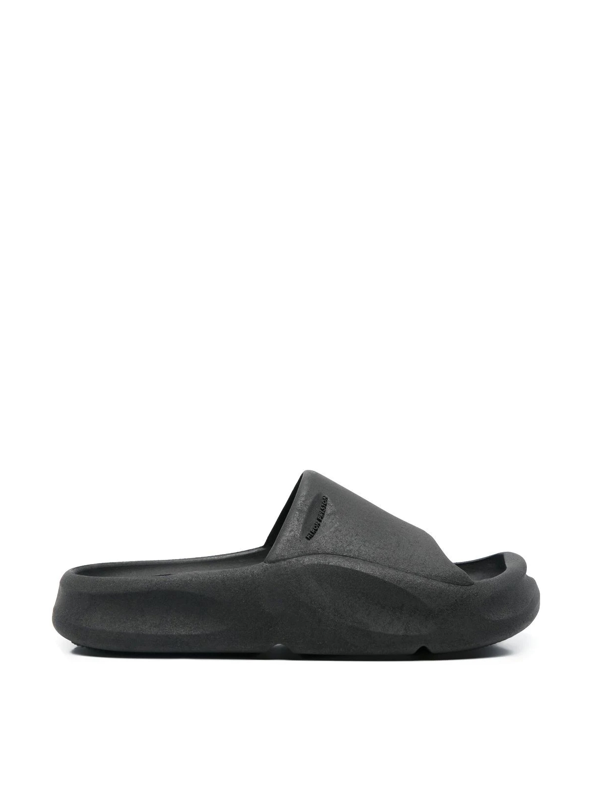 Heron Preston Black Eco Moulded Sliders Sandals