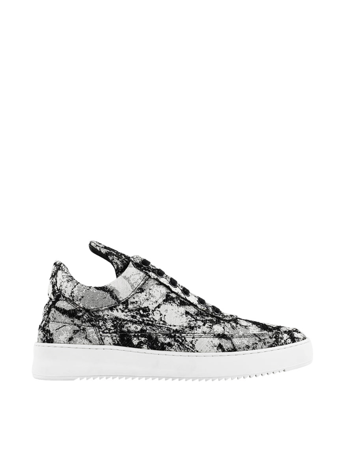 Filling Pieces Black Low Top Ripple Sherwa Sneakers