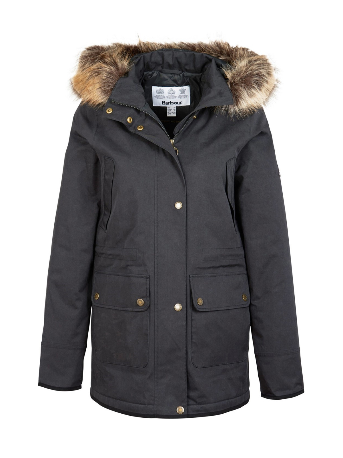 Barbour Black Belmount Hooded Jacket