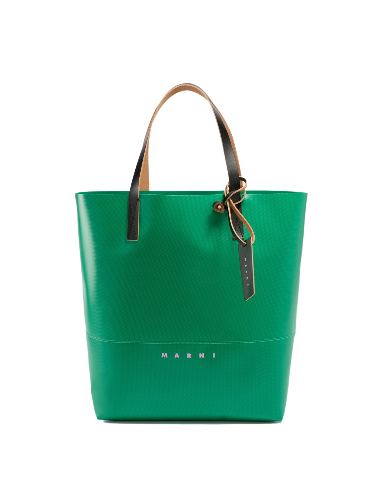 Marni Green Tribeca Logo Tote Bag