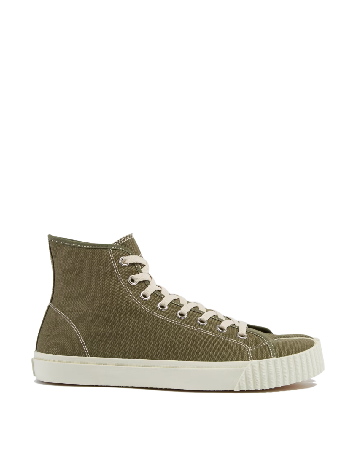 Maison Margiela Green Tabi High Top Sneakers