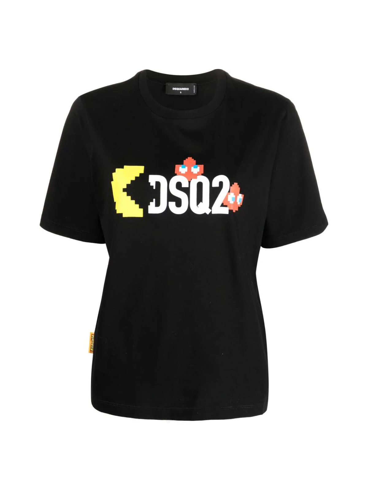 Dsquared2 Black Pac Man Logo T Shirt