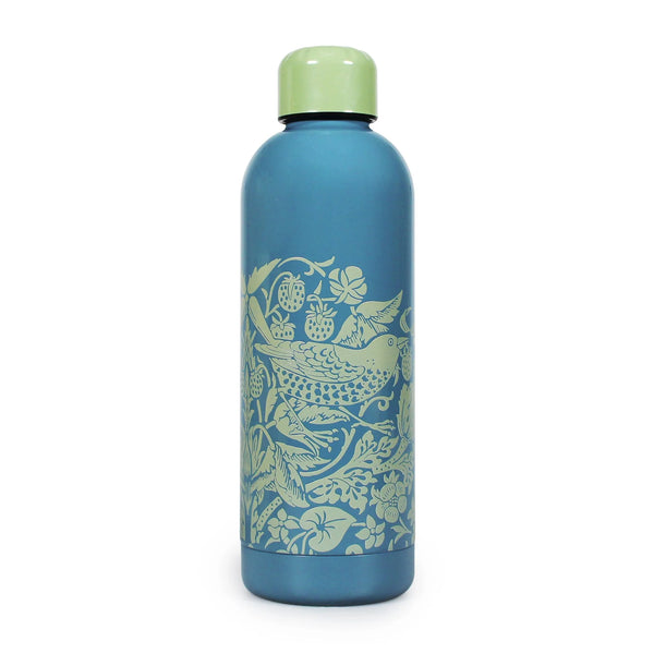 Half Moon Bay Water Bottle Metal (500ml) - William Morris (sage)