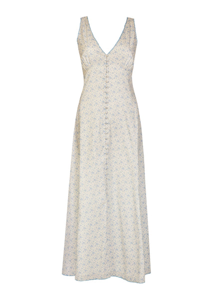 ST. CLAIR Ottilie Dress In Lucky Blue By