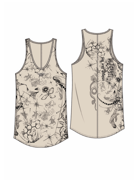 ME 369 Paula Tank Top - Tattoo