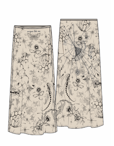 ME 369 Anika Maxi Skirt - Tattoo